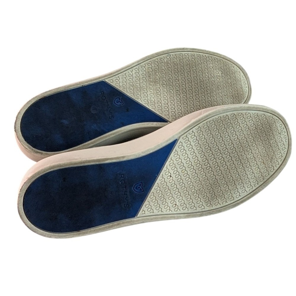 Womens Rothy's The Original Gray Slip On Flat Sneaker‎ Size 7 - Picture 9 of 10